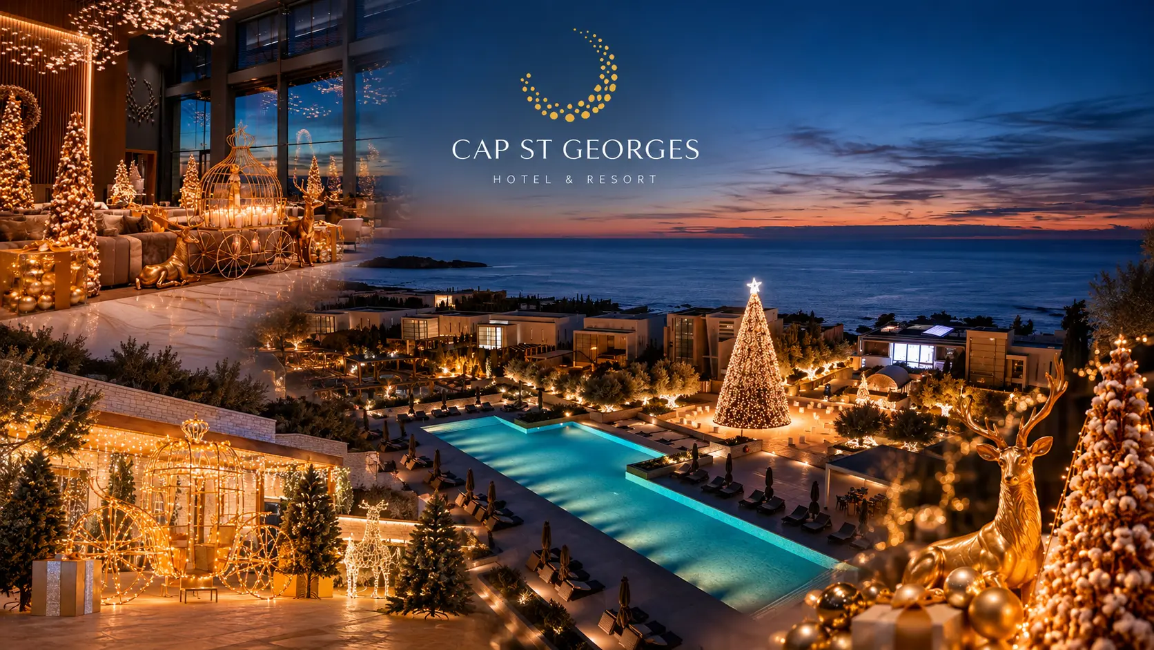 Χριστούγεννα & Πρωτοχρονιά στο Cap St Georges Hotel & Resort - Κλείστε τώρα τη γιορτινή σας διαμονή & ανακαλύψτε τα ξεχωριστά πακέτα Χριστουγέννων και Πρωτοχρονιάς!
