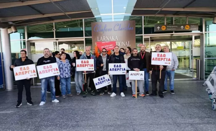 Στάση εργασίας στη Goldair Handing Cyprus επηρεάζει δύο πτήσεις