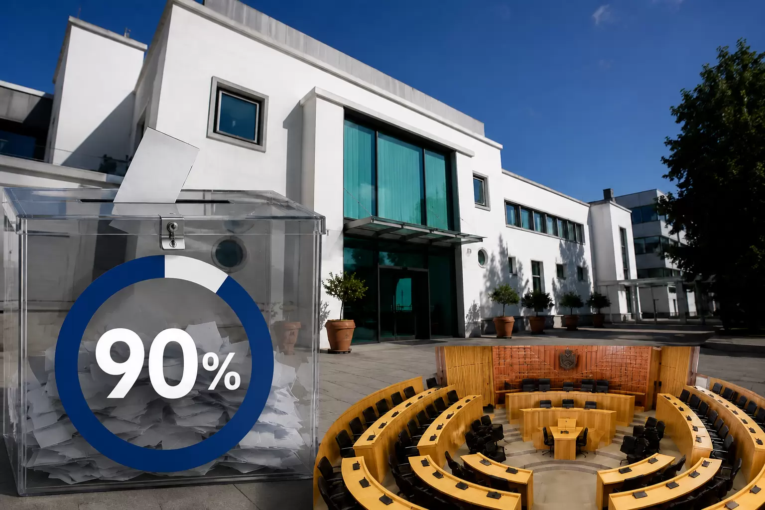 90% της καταμέτρησης: Κλειδώνει η νέα Βουλή  με 6 κόμματα