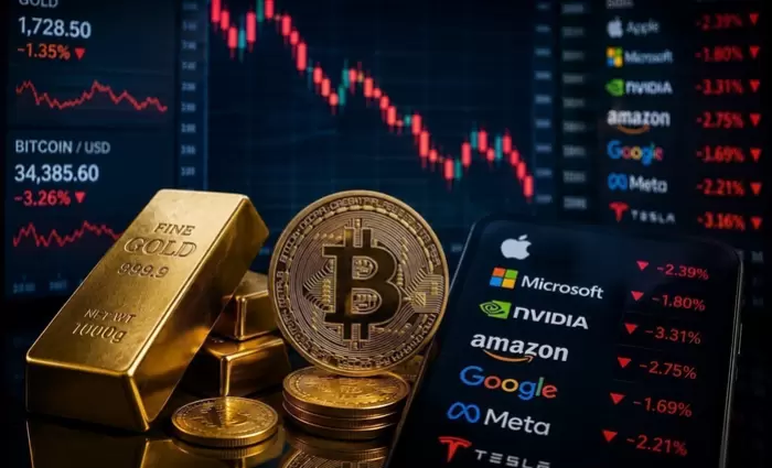 Η πτώση σε χρυσό, Bitcoin και Big Tech δεν αλλάζει το ανοδικό αφήγημα στις αγορές