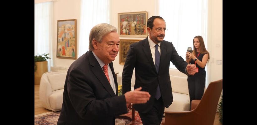Αντόνιο Γκουτέρες: Αυτή είναι η ώρα για επίλυση του Κυπριακού