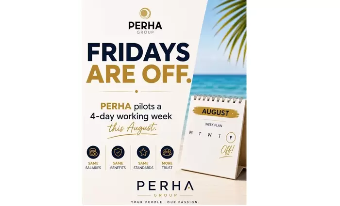 Η PERHA Group δοκιμάζει την τετραήμερη εργασία, επενδύοντας στην εμπιστοσύνη και την ευημερία των ανθρώπων της