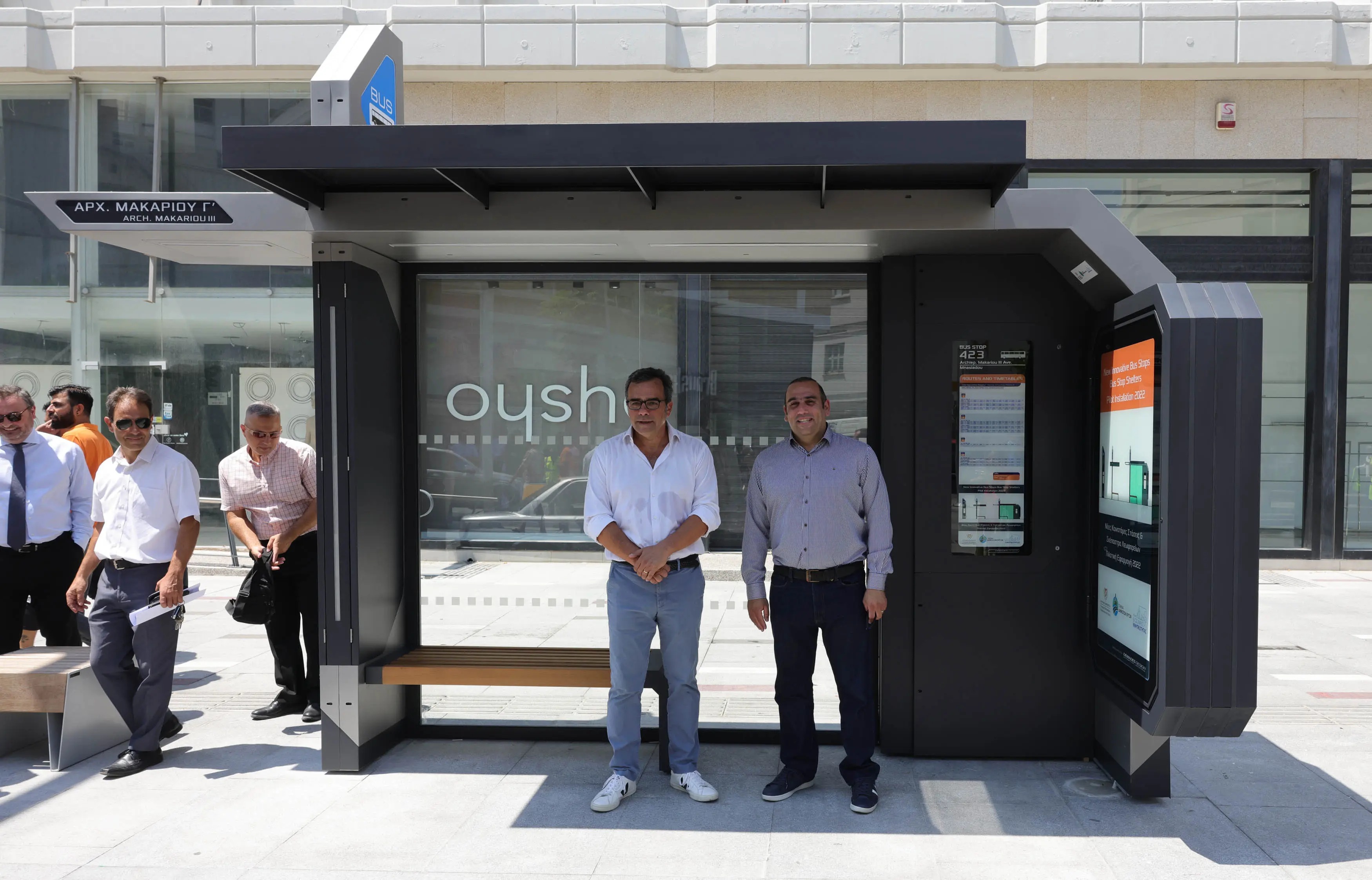 Στάση στις πιλοτικές στάσεις έκανε ο Υπουργός Μεταφορών (pics)