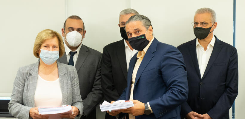 Υπέγραψαν για το νέο κτήριο του Κτηματολογίου και Χωρομετρίας