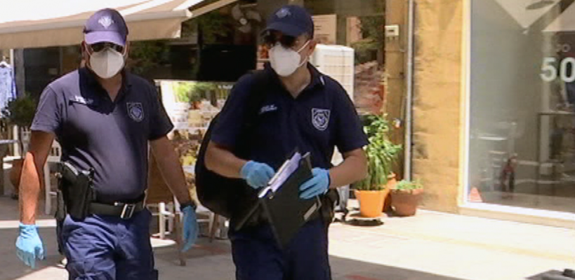 Εντατικοποιήθηκαν οι ελέγχοι της Αστυνομίας για τα μέτρα κατά του κορωνοϊού