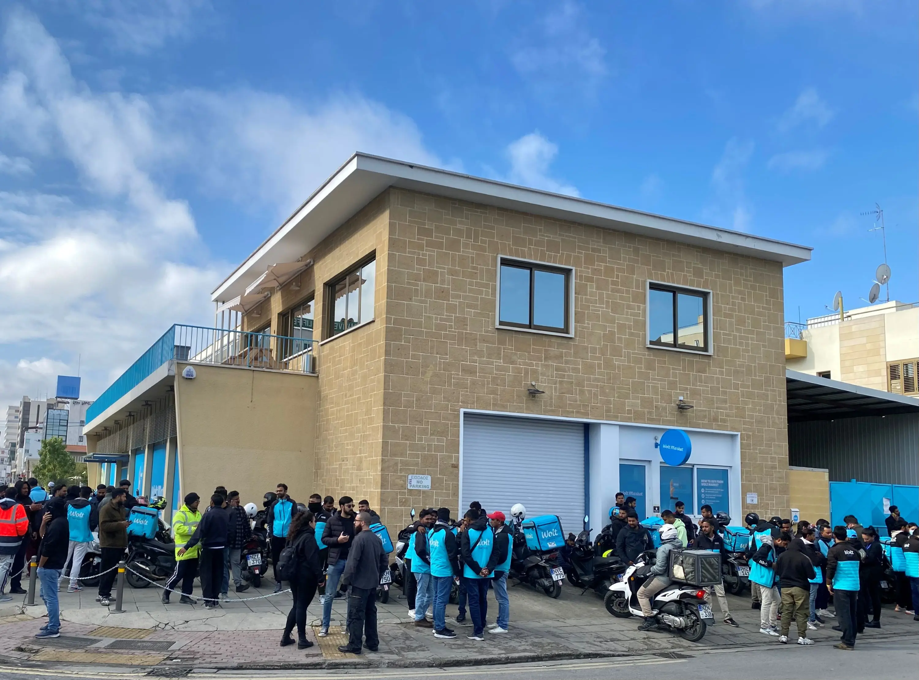 Τρίτη μέρα απεργίας για τους διανομείς της Wolt