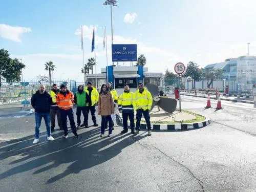 Σε απεργία κατήλθαν το πρωί οι εργαζόμενοι της Kition Ocean Port