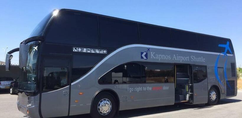 Νέα δρομολόγια στα λεωφορεία Kapnos για τα αεροδρόμια
