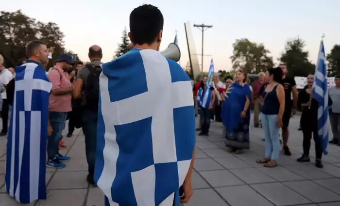 Συλλαλητήριο στο Σύνταγμα σήμερα ενάντιον της συμφωνίας των Πρεσπών 