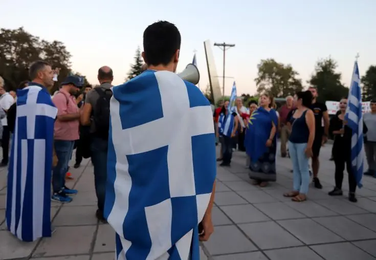 Συλλαλητήριο στο Σύνταγμα σήμερα ενάντιον της συμφωνίας των Πρεσπών 