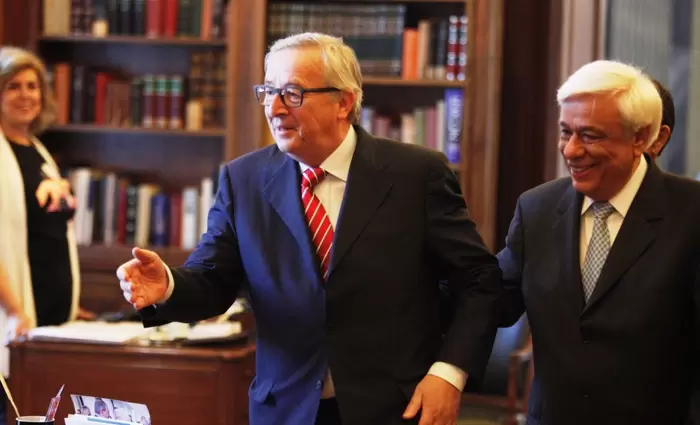 Συνάντηση Γιούνκερ-Παυλόπουλου