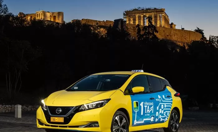 Ταξί με μπαταρία στους δρόμους της Αθήνας