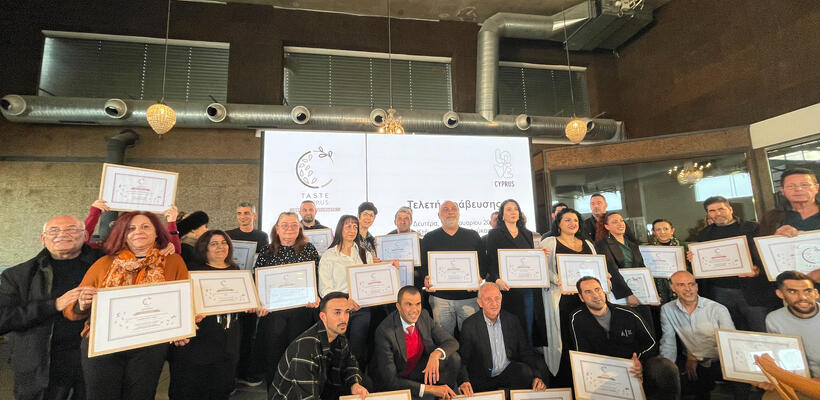 Βραβεία ‘’Taste Cyprus Delightful Journeys’’ - Οι επιχειρήσεις που διακρίθηκαν
