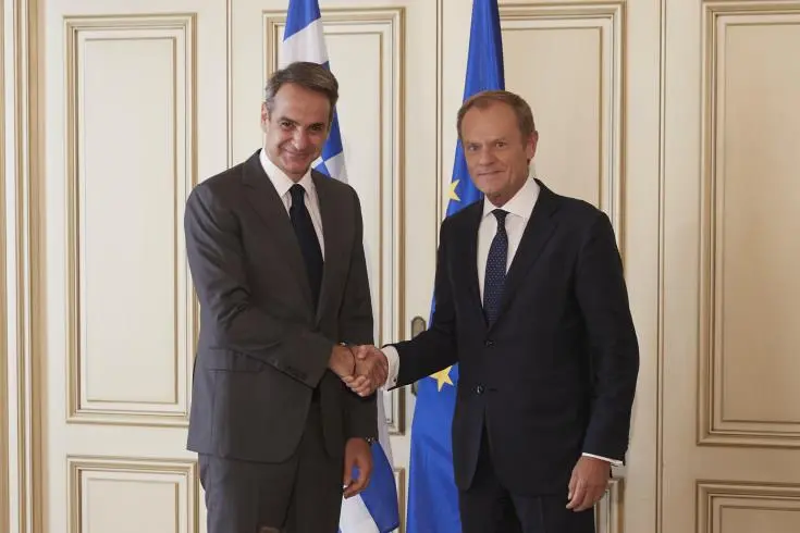 Μητσοτάκης - Τουσκ συζήτησαν για το Brexit