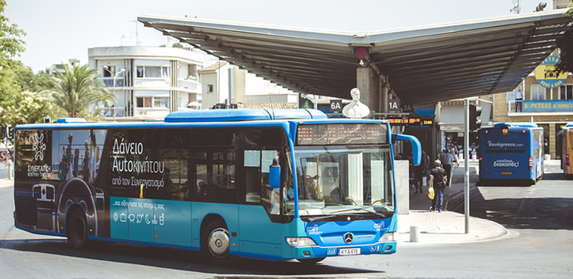 Μισογεμάτα θα κυκλοφορούν τα λεωφορεία από τις 4 Μαίου