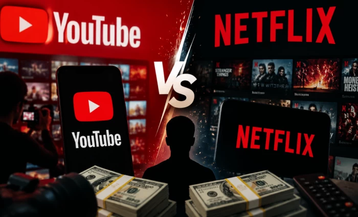YouTube-Netflix: «Πόλεμος» για τους YouTubers με εκατομμύρια δολάρια στο τραπέζι