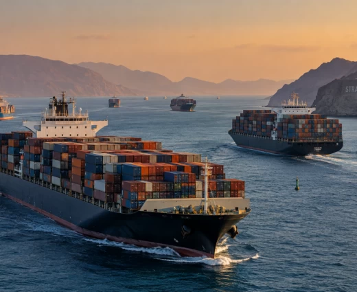 Ορμούζ: Κατέρρευσε κατά 94% η κίνηση των containerships – Σοκ σε όλο το εμπόριο του Κόλπου