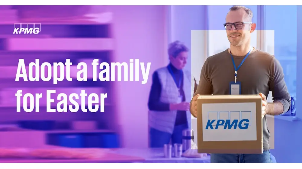 Η KPMG Κύπρου στηρίζει την εκστρατεία του Παγκύπριου Συντονιστικού Συμβουλίου Εθελοντισμού «Υιοθετήστε μια οικογένεια τo Πάσχα»