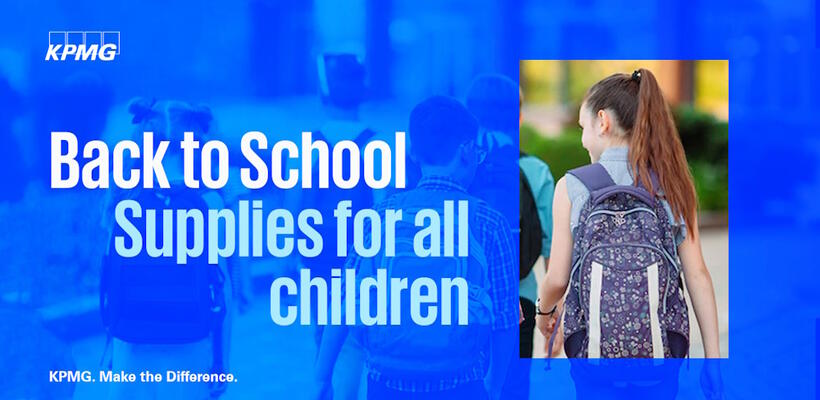 Η KPMG Κύπρου στηρίζει για ακόμη μία χρονιά την εκστρατεία του Παγκύπριου Συντονιστικού Συμβουλίου Εθελοντισμού «Όλα τα παιδιά με σχολικά»