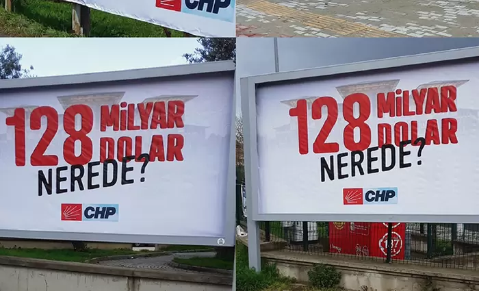 Η αφίσα για τα $128 δις. που «λούζει με κρύο ιδρώτα» τον Ερντογάν