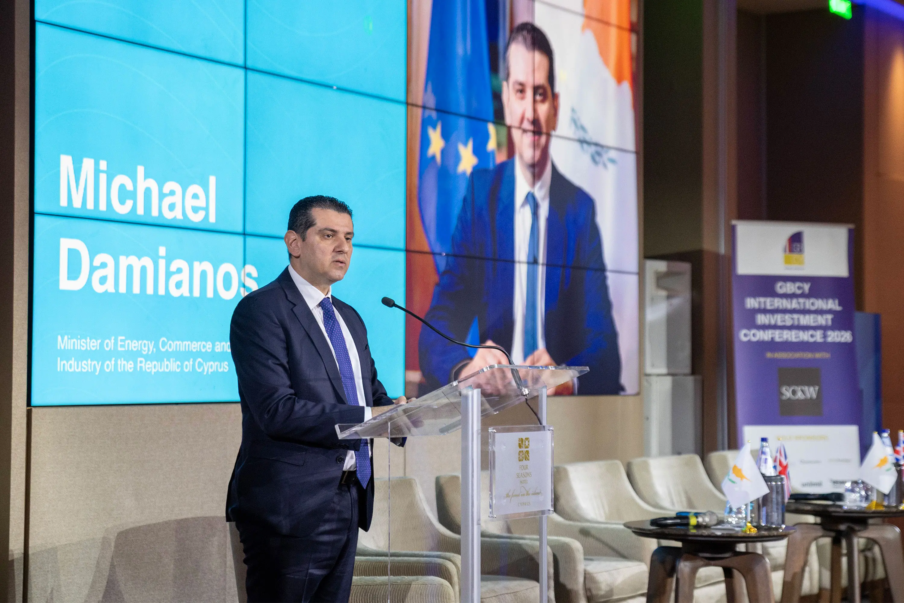 Μήνυμα Δαμιανού προς επενδυτές: «Η Κύπρος είναι ανοικτή για το επιχειρείν»