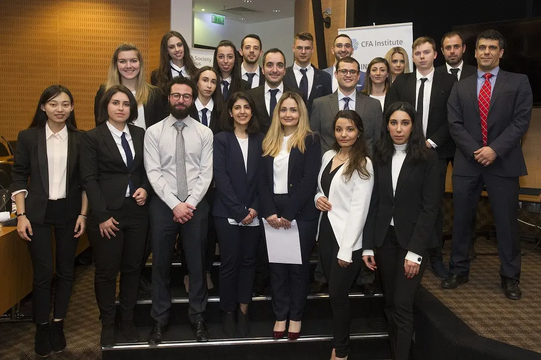 Η ομάδα του Πανεπιστημίου Λευκωσίας νικήτρια του CFA Research Challenge 2019