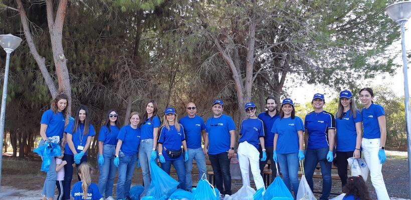 Η Πετρολίνα διαχρονικός χορηγός της εκστρατείας   Let’s do it Cyprus!