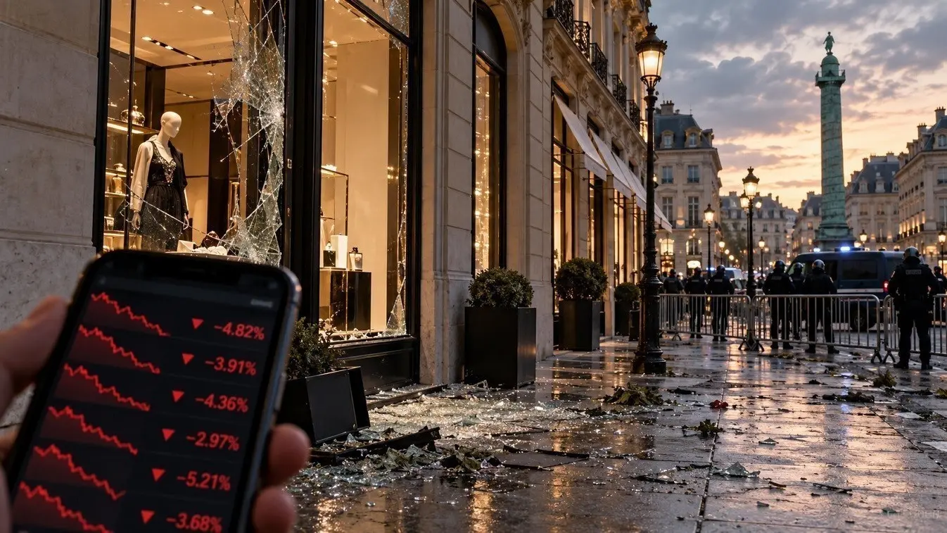 Γαλλία: Από τις λεηλασίες των μπουτίκ στο sell off των μετοχών πολυτελείας