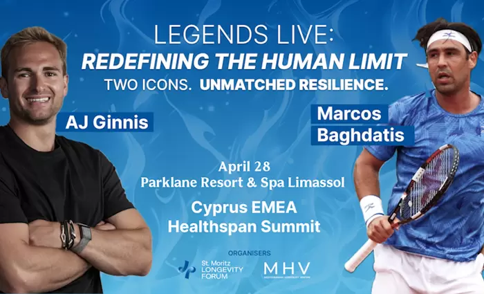 Ο θρύλος του τένις Μάρκος Παγδάτης και ο αστέρας του σκι AJ Ginnis θα πρωταγωνιστήσουν στο «Zero Burnout Masterclass» σε μια αποκλειστική εμφάνιση.