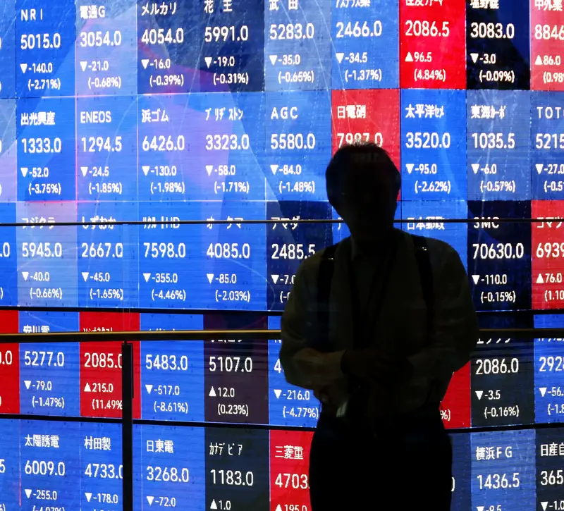 Σε αρνητικό έδαφος οι αγορές της Ασίας λόγω ανησυχιών για παράταση του πολέμου