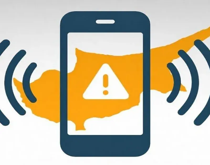 Σήμερα το πρώτο τεστ του CY-Alert - Ποιες περιοχές θα λάβουν ειδοποιήσεις