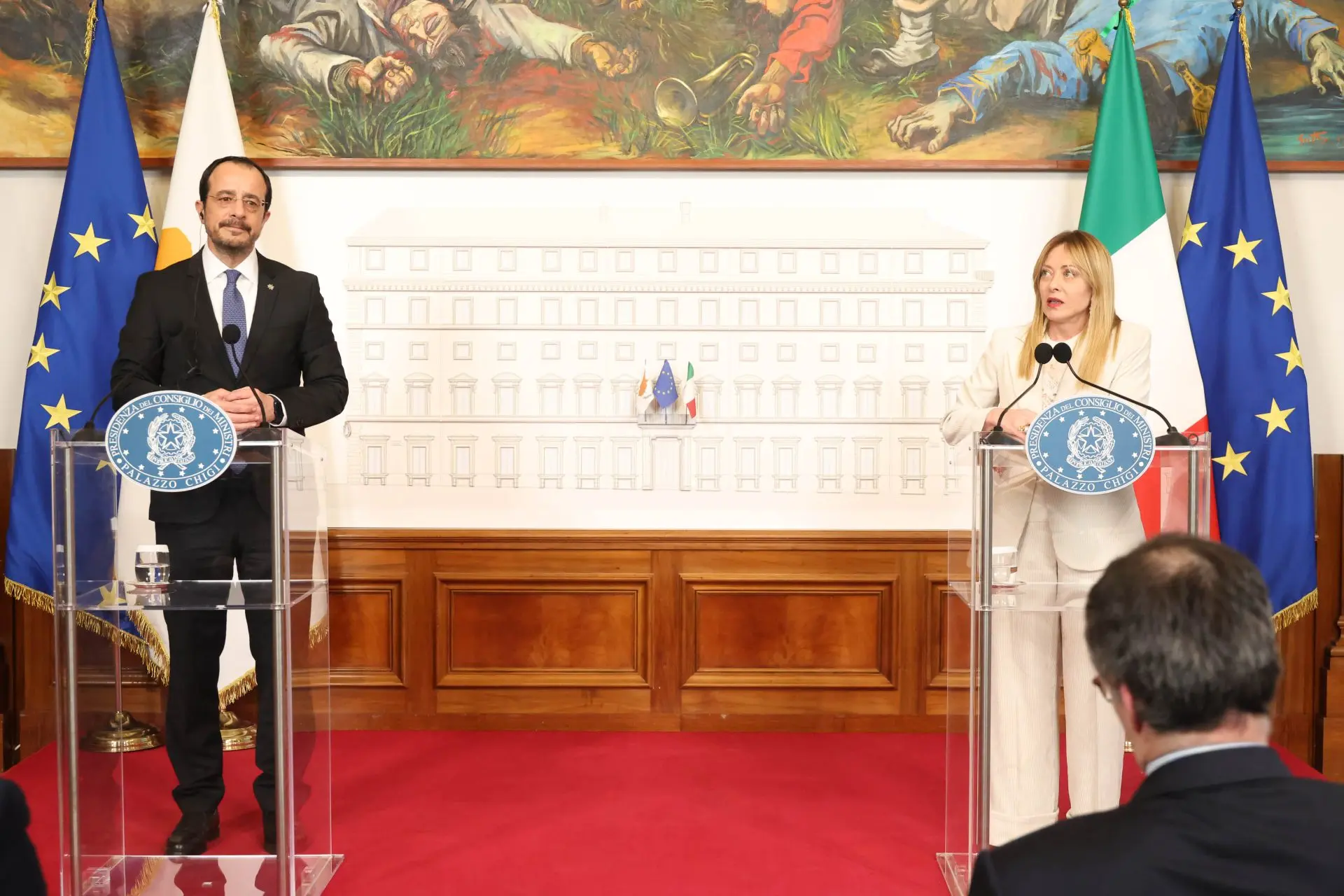 Χριστοδουλίδης- Μελόνι ετοιμάζουν κοινό έγγραφο εταιρικής σχέσης