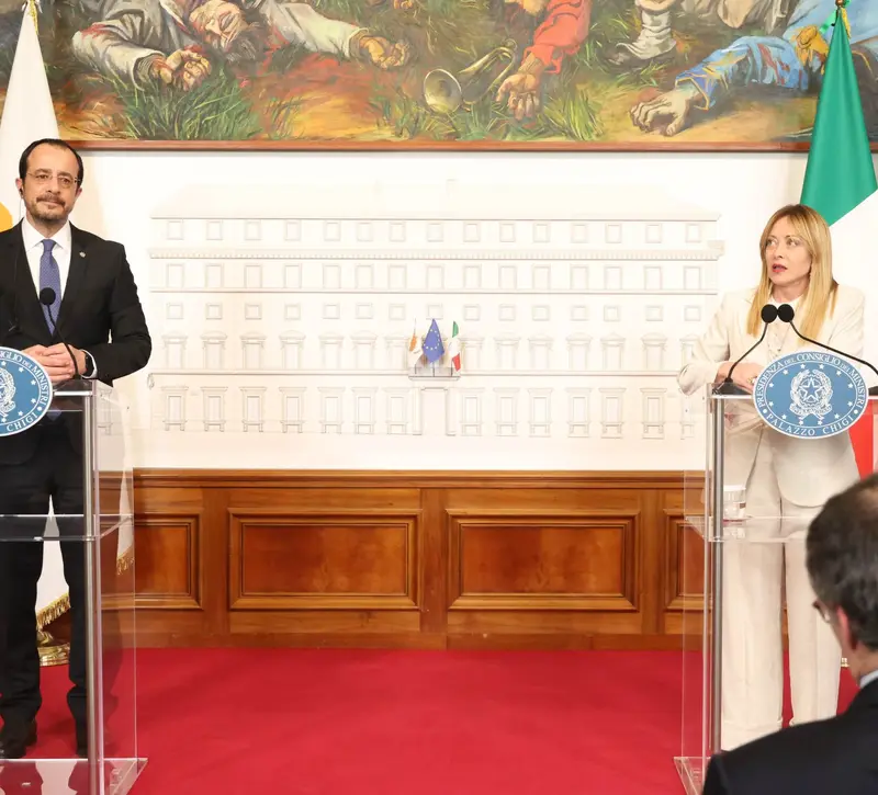 Χριστοδουλίδης- Μελόνι ετοιμάζουν κοινό έγγραφο εταιρικής σχέσης