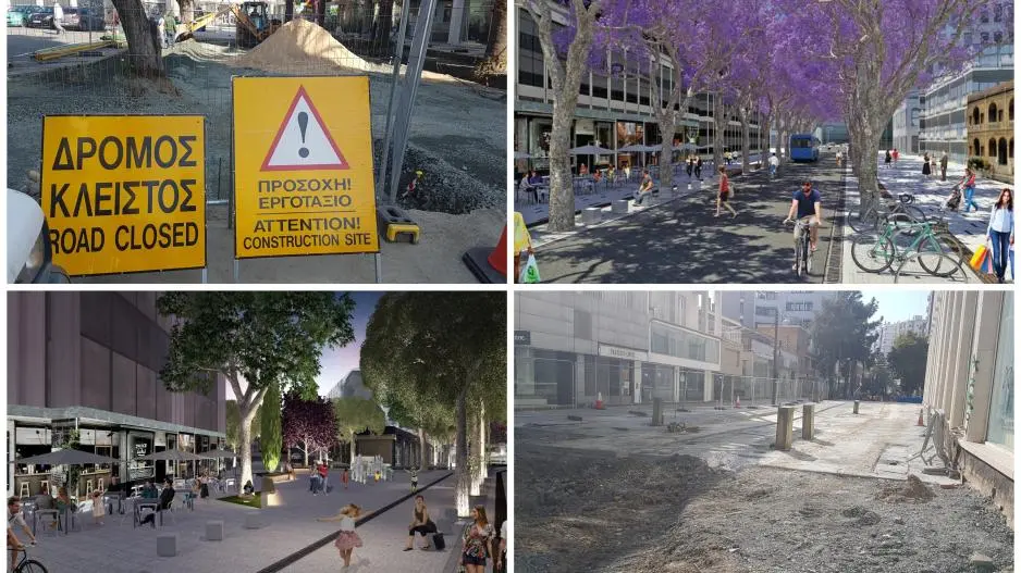 Συνεχίζεται η ανάπλαση του Κέντρου της Λευκωσίας - Ποιοι δρόμοι κλείνουν (ΧΑΡΤΗΣ)