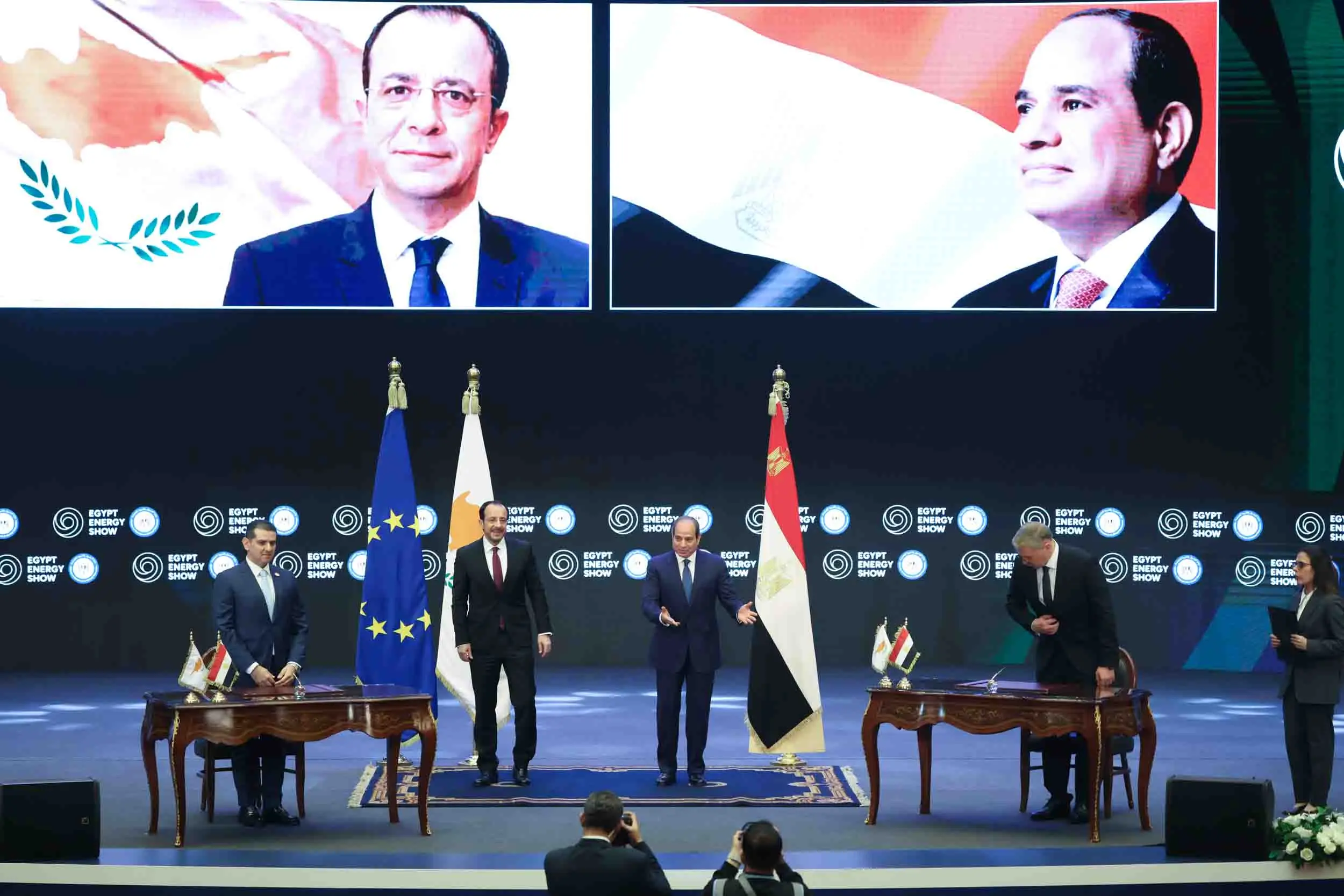 Έπεσαν οι υπογραφές με Αίγυπτο - Συμφωνία Πλαίσιο για αξιοποίηση κυπριακού φυσικού αερίου