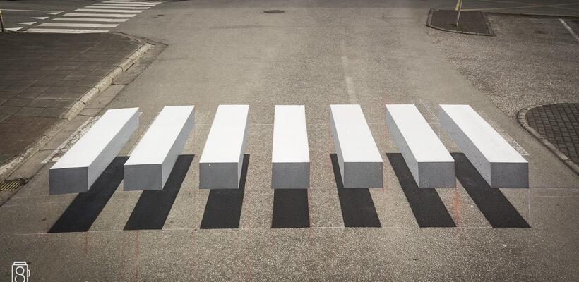 Αυτή είναι η πρώτη τρισδιάστατη διάβαση πεζών στην Βρετανία