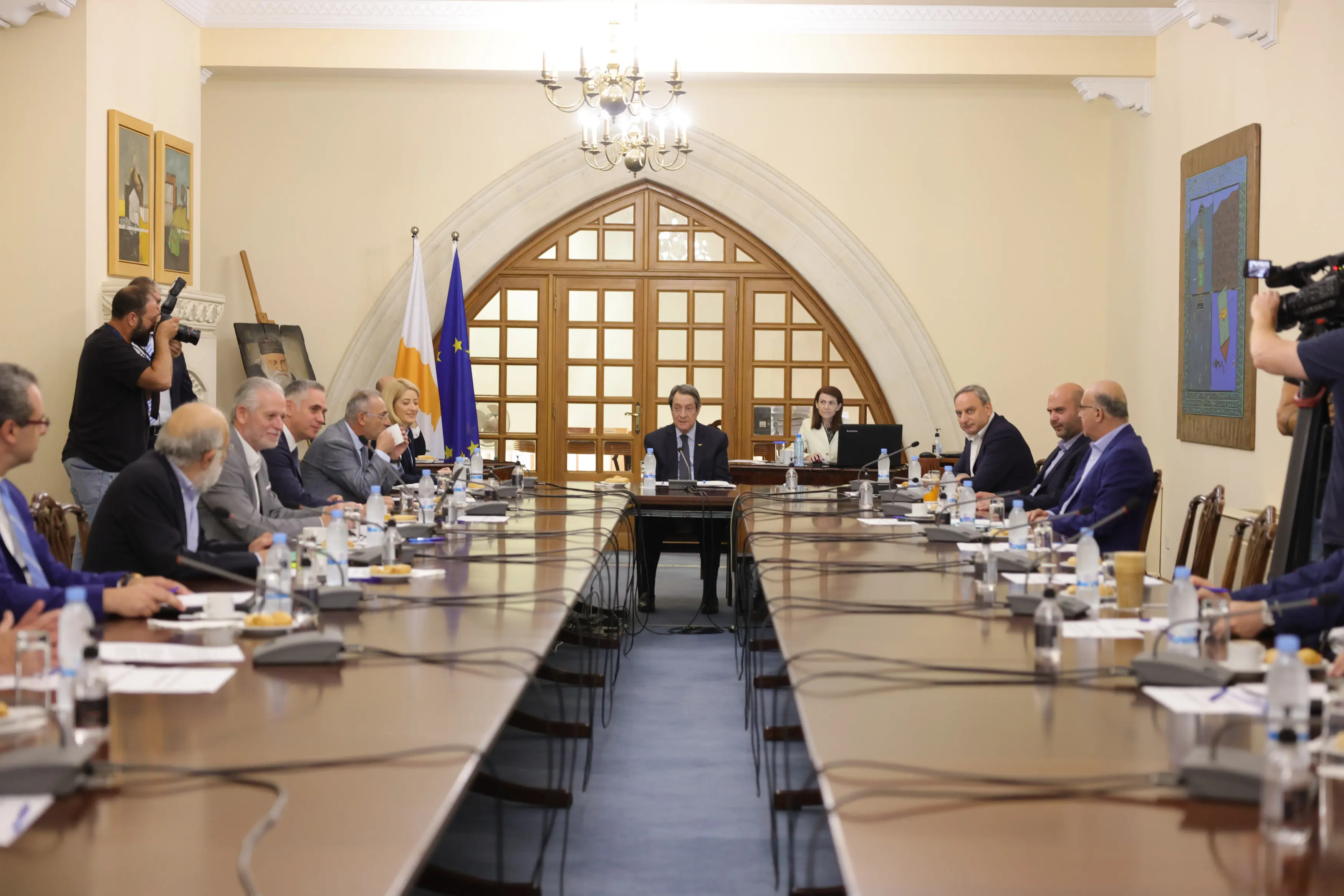 Ικανοποιημένοι από τη σύσκεψη στο Προεδρικό οι αιγοπροβατοτρόφοι