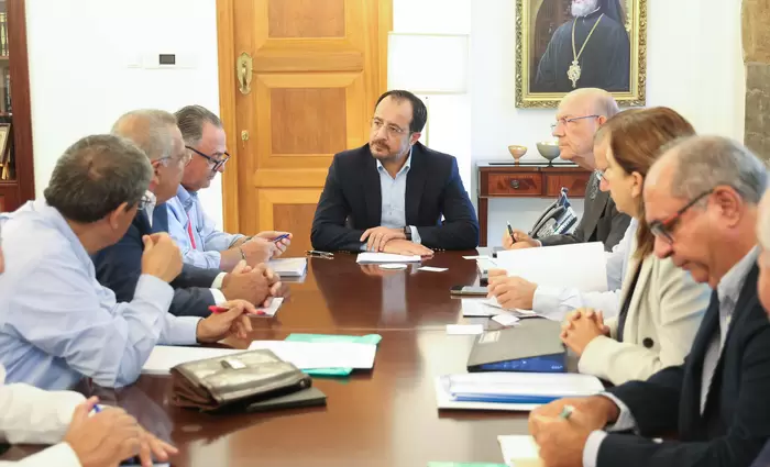 Συνάντηση Χριστοδουλίδη με Επιτροπή Διεκδίκησης Ταμείων Προνοίας Τραπεζικών Υπαλλήλων