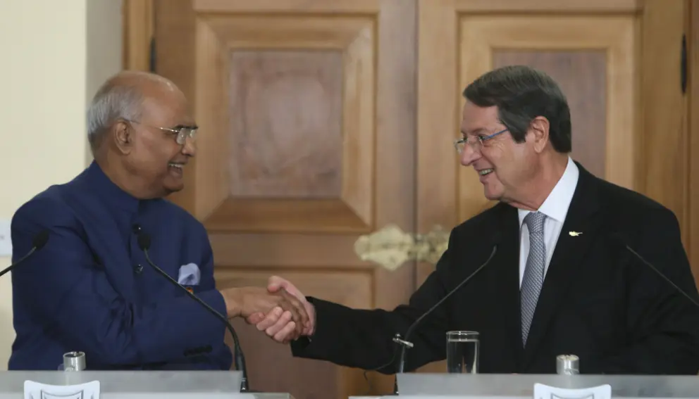 Κύπρος-Ινδία συστήνουν υπουργική ομάδα για επενδύσεις