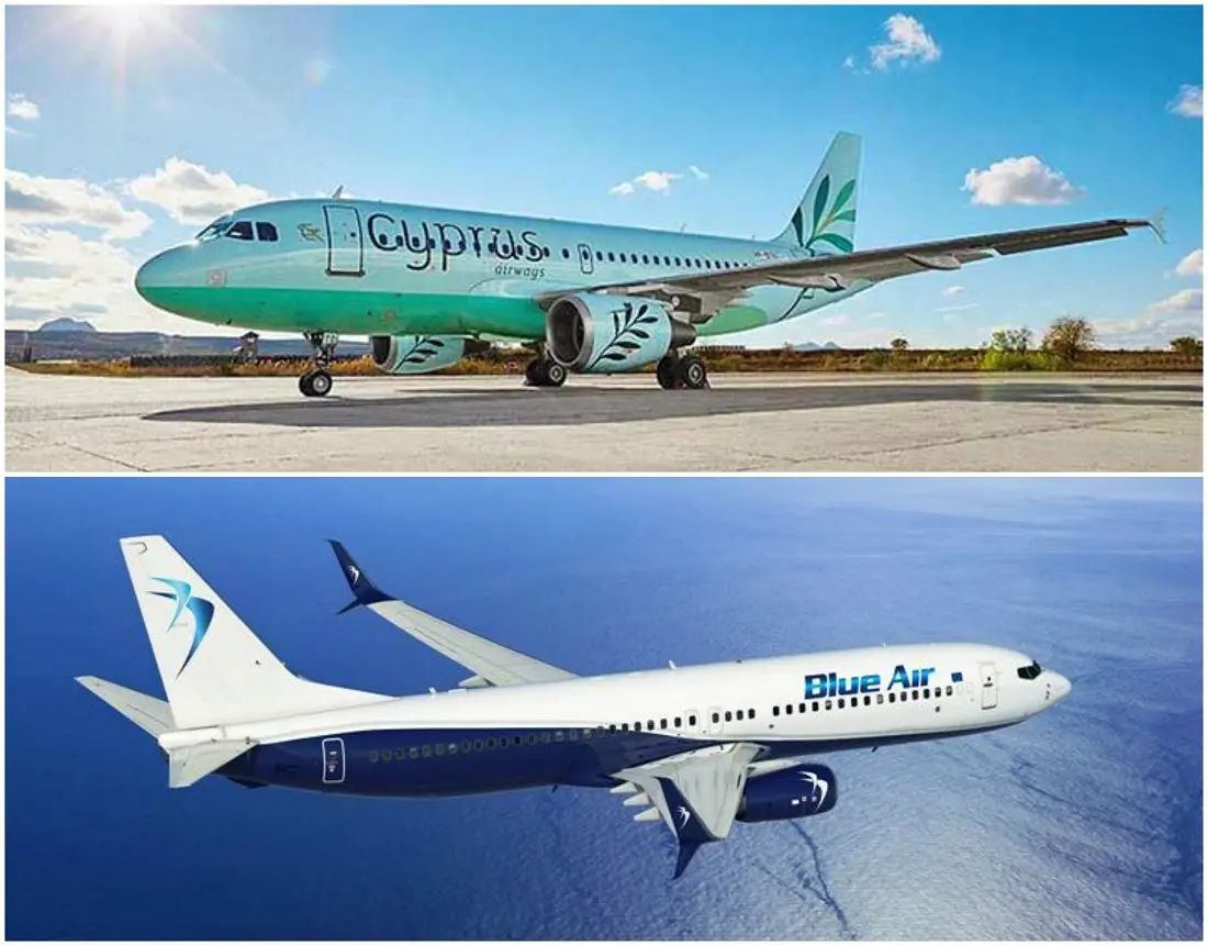 Cyprus Airways και Blue Air ενώνουν δυνάμεις