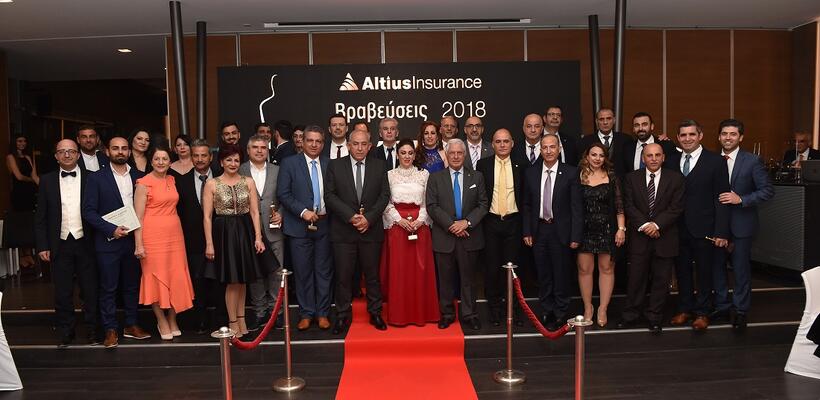 H ALTIUS INSURANCE βράβευσε τους Κορυφαίους της για το 2018