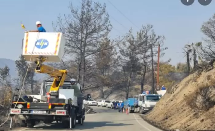 ΑΗΚ – Πυρκαγιά: «Προσοχή να μην έχουμε δυστυχήματα από ηλεκτροπληξία»