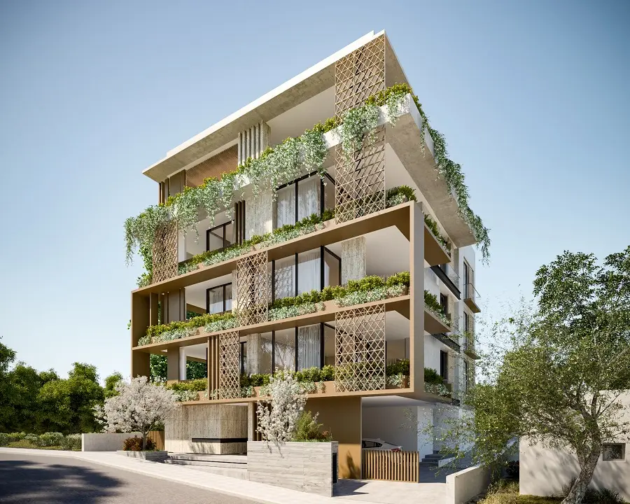 Μοντέρνα πολυκατοικία στην Αγία Παρασκευή από τη Cyfield