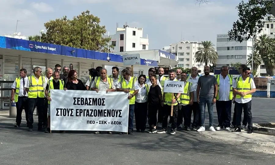 Πίεση στο Υπ. Εργασίας να παρέμβει για την απεργία στα λεωφορεία Λάρνακας