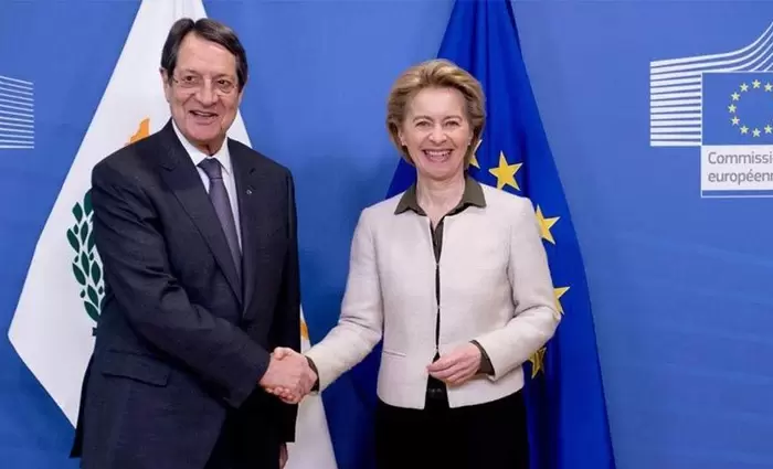 Συνάντηση Αναστασιάδη – Φον ντερ Λάιεν και παράδοση της έγκρισης του Σχεδίου Ανάκαμψης