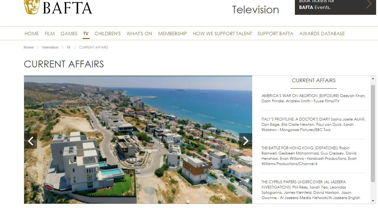 Τα «ρεζιλίκια μας» στέλνουν στα βραβεία BAFTA το Al Jazeera