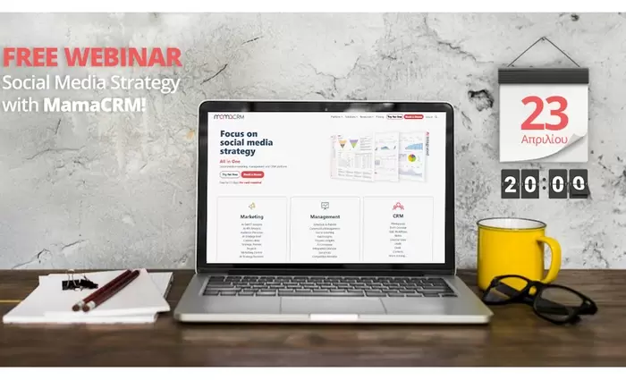 Δωρεάν Webinar: Social Media Strategy with MamaCRM!