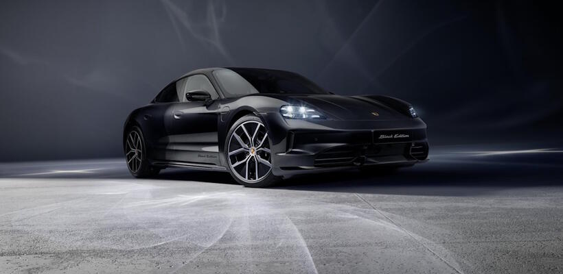 Sport, Κομψή εμφάνιση και υψηλής ποιότητας εξοπλισμός σε ελκυστική τιμή: Τα νέα μοντέλα Taycan και Cayenne Black Edition