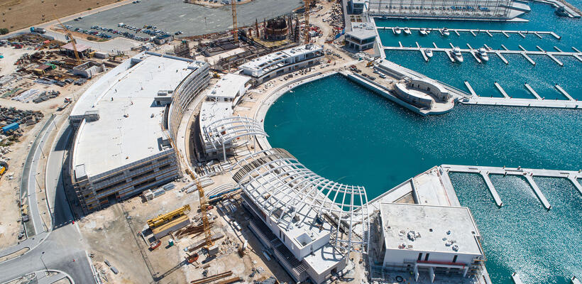 Αγία Νάπα: Ξαναπαίρνει μπρος η κατασκευή της μαρίνας