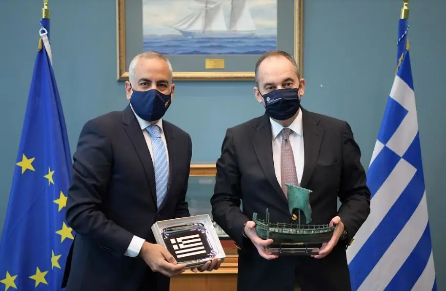 Γραμμή Κύπρος - Πειραιάς και άλλα θέματα στην επίσκεψη του Υφ. Ναυτιλίας στην Αθήνα